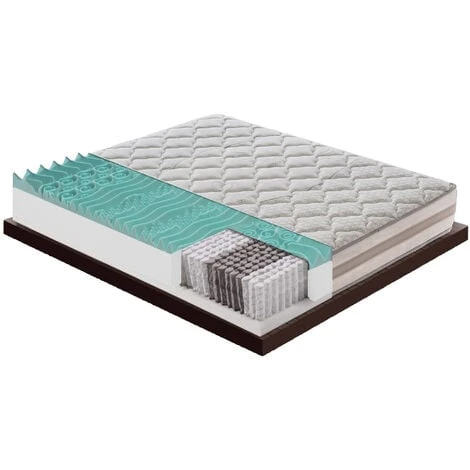 Materasso Parigi 800 Molle Insacchettate E Memory Foam 9 Zone 80x190 4 Materasso Parigi 800 Molle Insacchettate E Memory Foam 9 Zone 80x190 - immagine 2