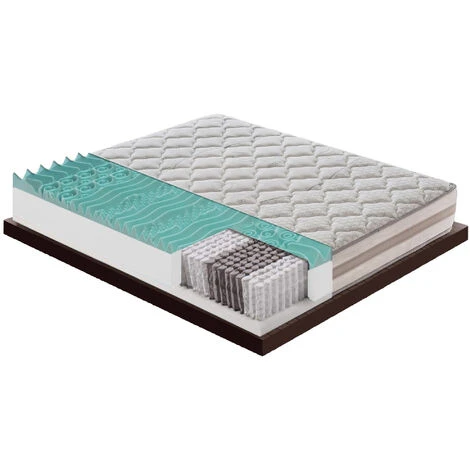 Materasso Parigi 800 Molle Insacchettate E Memory Foam 9 Zone 80x200 4 Materasso Parigi 800 Molle Insacchettate E Memory Foam 9 Zone 80x200 - immagine 2