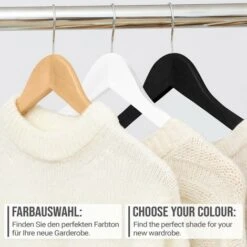 Nova Grucce Appendiabiti Con Portapantaloni Gancio Girevole E 2 Incavi Laterali Legno Dimensioni : 30 Pezzi -LettoMania Italia 14349529 5