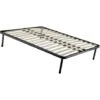 Qualydorm Rete In Ferro Con 4 Piedi E 13 Doghe In Legno Cm Letto 160x190 H35 Per Materasso Matrimoniale -LettoMania Italia 14816291 1