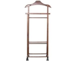 Indossatore Appendiabiti Da Casa In Legno NOCE -LettoMania Italia 15065126 3