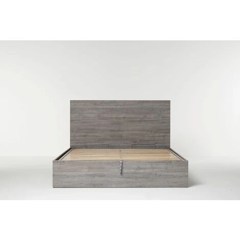 Letto Contenitore Cangu' Hi-Box Matrimoniale 160X190 Rovere Grigio 5 Letto Contenitore Cangu' Hi-Box Matrimoniale 160X190 Rovere Grigio - immagine 3