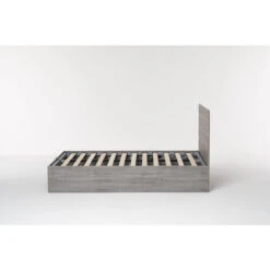 Letto Contenitore Cangu' Hi-Box Singolo Grande 120X190 Rovere Grigio -LettoMania Italia 15740585 4