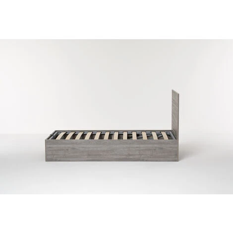 Letto Contenitore Cangu' Hi-Box Singolo 90X190 Rovere Grigio 6 Letto Contenitore Cangu' Hi-Box Singolo 90X190 Rovere Grigio - immagine 4