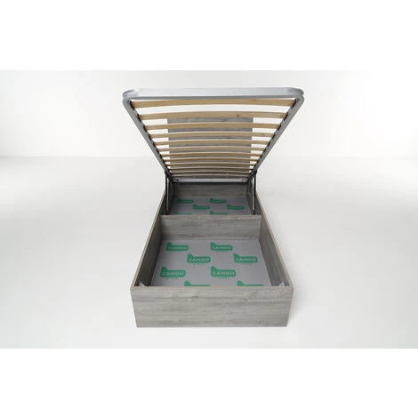 Letto Contenitore Cangu' Hi-Box Singolo 90X190 Rovere Grigio 7 Letto Contenitore Cangu' Hi-Box Singolo 90X190 Rovere Grigio - immagine 5