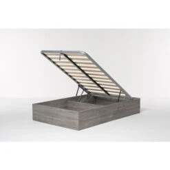 Letto Contenitore Cangu' Bed Box Singolo Grande 120X190 Rovere Grigio