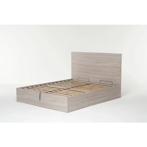 Letto Contenitore Cangu' Hi-Box Con Testiera Soffy Rigo' Matrimoniale 160X190 Olmo Naturale 4 Letto Contenitore Cangu' Hi-Box Con Testiera Soffy Rigo' Matrimoniale 160X190 Olmo Naturale - immagine 2