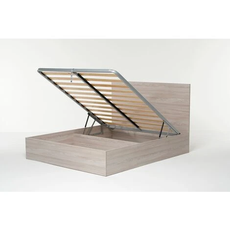Letto Contenitore Cangu' Hi-Box Con Testiera Soffy Rigo' Matrimoniale 160X190 Olmo Naturale 5 Letto Contenitore Cangu' Hi-Box Con Testiera Soffy Rigo' Matrimoniale 160X190 Olmo Naturale - immagine 3