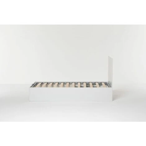 Letto Contenitore Cangu' Hi-Box Con Testiera Soffy Rigo' Singolo 90X190 Bianco 7 Letto Contenitore Cangu' Hi-Box Con Testiera Soffy Rigo' Singolo 90X190 Bianco - immagine 5