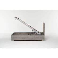 Letto Contenitore Cangu' Hi-Box 90X190 C/Piedini Rovere Grigio -LettoMania Italia 15741514 3