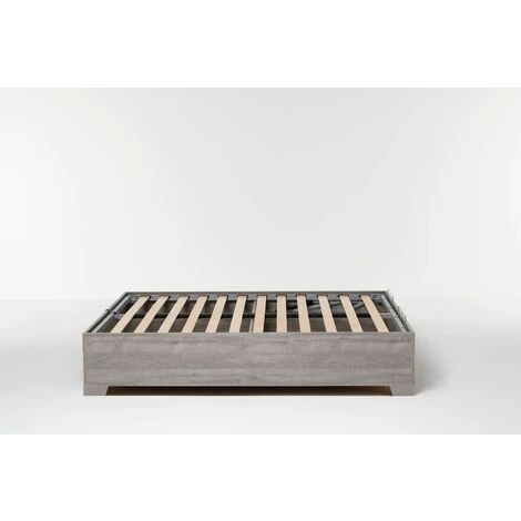 Letto Contenitore Cangu' Bed Box 160X190 C/Piedini Rovere Grigio 6 Letto Contenitore Cangu' Bed Box 160X190 C/Piedini Rovere Grigio - immagine 4