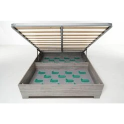 Letto Contenitore Cangu' Bed Box 160X190 C/Piedini Rovere Grigio 11 Letto Contenitore Cangu' Bed Box 160X190 C/Piedini Rovere Grigio -LettoMania Italia 15741519 5