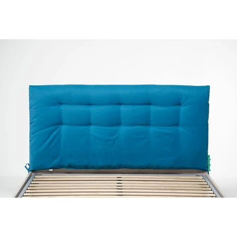 Cuscino Di Testata SOFFY Trapuntato Matrimoniale Petrolio 3 Cuscino Di Testata SOFFY Trapuntato Matrimoniale Petrolio