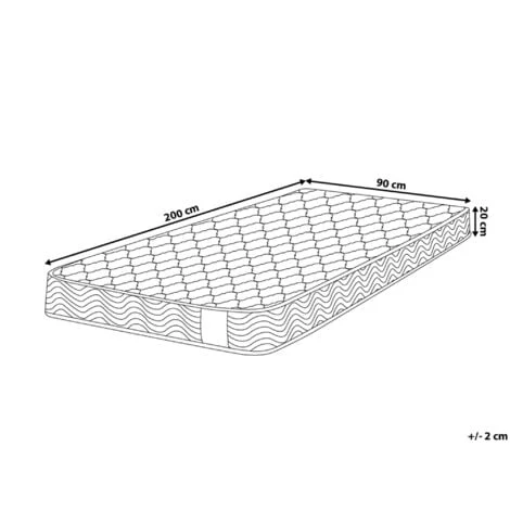 Materasso A Molle Insacchettate H2 90 X 200 Cm Bliss 5 Materasso A Molle Insacchettate H2 90 X 200 Cm Bliss - immagine 3