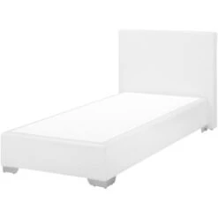 Letto Boxspring In Ecopelle Bianca Con Materasso A Molle 90 X 200 Cm President 11 Letto Boxspring In Ecopelle Bianca Con Materasso A Molle 90 X 200 Cm President -LettoMania Italia 16674141 5