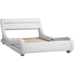 Giroletto Con LED Bianco In Similpelle 100x200 Cm VidaXL 10 Giroletto Con LED Bianco In Similpelle 100x200 Cm VidaXL -LettoMania Italia 16983542 4