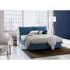 Talamo Italia Letto Matrimoniale Deborah, Letto Contenitore Con Rivestimento In Tessuto, 100% Made In Italy, Apertura Frontale, Adatto Per Materasso Cm 160x190, Blu, Con Imballo Rinforzato -LettoMania Italia 17783104 1