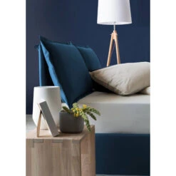 Talamo Italia Letto Matrimoniale Deborah, Letto Contenitore Con Rivestimento In Tessuto, 100% Made In Italy, Apertura Frontale, Adatto Per Materasso Cm 160x190, Blu, Con Imballo Rinforzato -LettoMania Italia 17783104 5