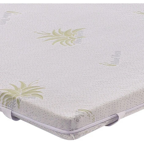 Topper Correttore Di Rigidità - Rivestimento In Aloe Vera - Sfoderabile - Alto 10 Cm 140x190 7 Topper Correttore Di Rigidità - Rivestimento In Aloe Vera - Sfoderabile - Alto 10 Cm 140x190 - immagine 5