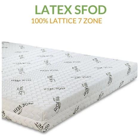EVERGREENWEB - Materasso Singolo 80x190 Alto 18 Cm In LATTICE Con Rivestimento Oli ALOE VERA Sfoderabile 7 Zone Differenziate Rigidit… Media Anallergico Antiacaro Antibatterico Traspirante Ergonomico 3 EVERGREENWEB - Materasso Singolo 80x190 Alto 18 Cm In LATTICE Con Rivestimento Oli ALOE VERA Sfoderabile 7 Zone Differenziate Rigidit… Media Anallergico Antiacaro Antibatterico Traspirante Ergonomico