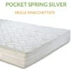 EVERGREENWEB - Materasso Matrimoniale 165x190 A MOLLE INSACCHETTATE Indipendenti E Waterfoam Alto 23 Cm Ortopedico Extra Comfort Con Lastra 7 Zone Differenziate Rivestimento Antiacaro Silver. OFFERTA 1 EVERGREENWEB - Materasso Matrimoniale 165x190 A MOLLE INSACCHETTATE Indipendenti E Waterfoam Alto 23 Cm Ortopedico Extra Comfort Con Lastra 7 Zone Differenziate Rivestimento Antiacaro Silver. OFFERTA -LettoMania Italia 18127890 1