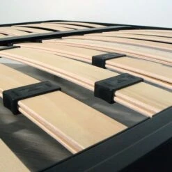 EVERGREENWEB - Rete Matrimoniale 180x195 A Doghe In Legno Per TAGLIE FORTI XXL Rinforzata Con Doppia Struttura In Ferro + Regolatori Zona Lombare 5 Gambe Smontabili Base Da Incasso X Letti E Materassi -LettoMania Italia 18129640 5