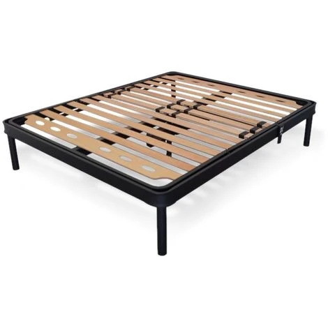 EVERGREENWEB - Rete Matrimoniale ELETTRICA 165x195 A Doghe In Legno TAGLIE FORTI XXL Alzata MOTORIZZATA Rinforzata Doppia Struttura In Ferro + 5 Gambe Smontabili, Base Da Incasso Per Letti E Materassi 5 EVERGREENWEB - Rete Matrimoniale ELETTRICA 165x195 A Doghe In Legno TAGLIE FORTI XXL Alzata MOTORIZZATA Rinforzata Doppia Struttura In Ferro + 5 Gambe Smontabili, Base Da Incasso Per Letti E Materassi - immagine 3