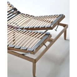 EVERGREENWEB - Rete Matrimoniale 170x190 Con Doghe In Legno 2 Alzate Manuali Separate ALZA TESTA E PIEDI Ortopedica Regolatori Di Rigidit…, Gambe Smontabili Base Letto Da Incasso Rinforzata - OFFERTA
