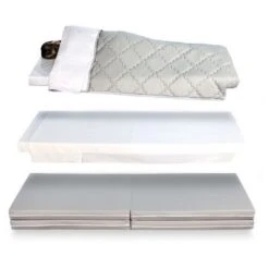 EVERGREENWEB - Materasso Singolo E Matrimoniale 4 In 1 - Pouf - Futon Pieghevole SalvaSpazio In Waterfoam, Sfoderabile Lavabile, Letto Con 2 Trapunte + Doppio Kit Biancheria In Cotone Naturale Offerta 9 EVERGREENWEB - Materasso Singolo E Matrimoniale 4 In 1 - Pouf - Futon Pieghevole SalvaSpazio In Waterfoam, Sfoderabile Lavabile, Letto Con 2 Trapunte + Doppio Kit Biancheria In Cotone Naturale Offerta -LettoMania Italia 18130931 3