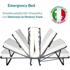 EVERGREENWEB - Brandina Pieghevole Con Materasso Memory Foam 80x190 Alto 12 Cm + Cuscino Gratis, Rivestimento Sfoderabile Rete Singola A Doghe Legno Ortopedica, Letto Salvaspazio Offerta 10 EVERGREENWEB - Brandina Pieghevole Con Materasso Memory Foam 80x190 Alto 12 Cm + Cuscino Gratis, Rivestimento Sfoderabile Rete Singola A Doghe Legno Ortopedica, Letto Salvaspazio Offerta -LettoMania Italia 18130959 4