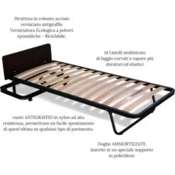 EVERGREENWEB - Letto Verticale A Scomparsa Con Materasso MEMORY FOAM 80x190 Alto 12 Cm + Cuscino GRATIS Rivestimento Sfoderabile Rete Singola A Doghe Legno Ortopedica, Brandina Pieghevole Salvaspazio 9 EVERGREENWEB - Letto Verticale A Scomparsa Con Materasso MEMORY FOAM 80x190 Alto 12 Cm + Cuscino GRATIS Rivestimento Sfoderabile Rete Singola A Doghe Legno Ortopedica, Brandina Pieghevole Salvaspazio -LettoMania Italia 18130972 3