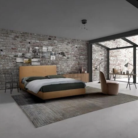 Letto Matrimoniale 2 Piazze In Tessuto Con Testiera 160x190 Lausanne King Colore: Beige 3 Letto Matrimoniale 2 Piazze In Tessuto Con Testiera 160x190 Lausanne King Colore: Beige