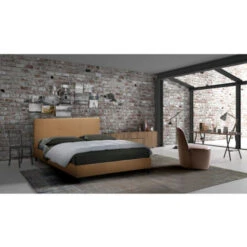 Letto Matrimoniale 2 Piazze In Tessuto Con Testiera 160x190 Lausanne King Colore: Beige 9 Letto Matrimoniale 2 Piazze In Tessuto Con Testiera 160x190 Lausanne King Colore: Beige -LettoMania Italia 18382657 3