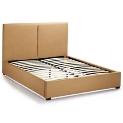 Letto Francese 1 Piazza E Mezza In Tessuto Con Rete 120x190 Montreux Colore: Beige -LettoMania Italia 18390752 4