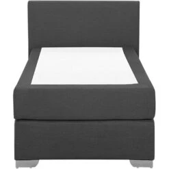 Letto Boxspring In Tessuto Grigio Con Materasso A Molle 90 X 200 Cm President 10 Letto Boxspring In Tessuto Grigio Con Materasso A Molle 90 X 200 Cm President -LettoMania Italia 19547735 4