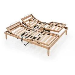 EVERGREENWEB - Rete Matrimoniale Elettrica 180x200 A Doghe In Legno ORTOPEDICA Motorizzata Con 2 Alzate Separate Base Letto O Materasso 4 Zone Reclinabili Regolatori Rigidit… Piedi Smontabili OFFERTA -LettoMania Italia 19943223 4