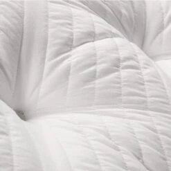 EVERGREENWEB - Correttore Materasso In Lattice Misura Matrimoniale 140x200 Alto 7 Cm Topper Letto Coprimaterasso Imbottitura Fiocco 100% Effetto Piuma Antiacaro Morbido Futon Ortopedico Fodera Bianca -LettoMania Italia 19943343 3