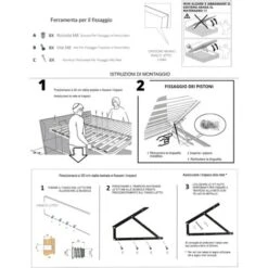 Kit Alza Rete Meccanismo Sollevamento Per Letto Contenitore -Letto Matrimoniale - Fuorimisura -LettoMania Italia 20099729 3