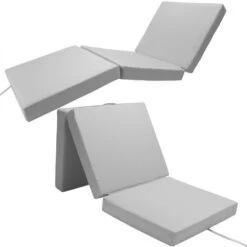 Materassino Pieghevole Per Camera Degli Ospiti Inclusa Fodera Materasso Campeggio Viaggio Grigio 11 Materassino Pieghevole Per Camera Degli Ospiti Inclusa Fodera Materasso Campeggio Viaggio Grigio -LettoMania Italia 23698891 5