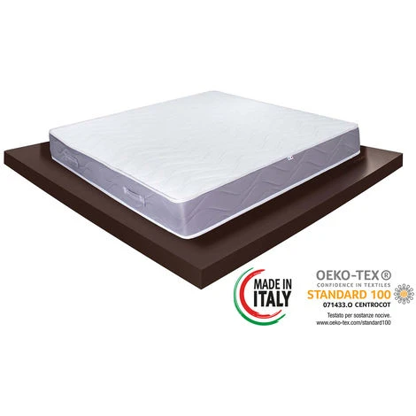 Materassimemory.eu - Materasso Molle Insacchettate Indipendenti Spring Basic Singolo Mis. 80x190 Alto 22cm Anatomico, Ipoallergenico, Spedito Sottovuoto Arrotolato, 100% Made In Italy 3 Materassimemory.eu - Materasso Molle Insacchettate Indipendenti Spring Basic Singolo Mis. 80x190 Alto 22cm Anatomico, Ipoallergenico, Spedito Sottovuoto Arrotolato, 100% Made In Italy