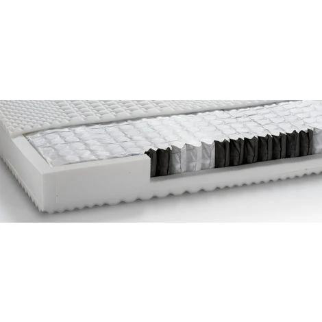 Materassimemory.eu - Materasso Molle Insacchettate Indipendenti Spring Basic Singolo Mis. 80x190 Alto 22cm Anatomico, Ipoallergenico, Spedito Sottovuoto Arrotolato, 100% Made In Italy 5 Materassimemory.eu - Materasso Molle Insacchettate Indipendenti Spring Basic Singolo Mis. 80x190 Alto 22cm Anatomico, Ipoallergenico, Spedito Sottovuoto Arrotolato, 100% Made In Italy - immagine 3