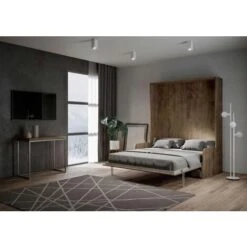 Letto Matrimoniale A Scomparsa 160 Cm Noce KENTARO SOFA' 11 Letto Matrimoniale A Scomparsa 160 Cm Noce KENTARO SOFA' -LettoMania Italia 24512908 5