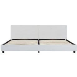 Hommoo Giroletto Con Contenitore Idraulico Bianco Similpelle 180x200cm VD31371 -LettoMania Italia 26649996 3