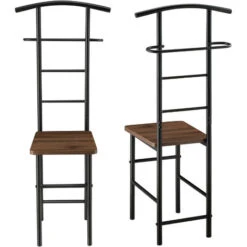 Servomuto Con Seduta In Color Noce Omino Appendiabiti In Metallo Indossatore Da Camera Porta Abiti Posa Oggetti 10 Servomuto Con Seduta In Color Noce Omino Appendiabiti In Metallo Indossatore Da Camera Porta Abiti Posa Oggetti -LettoMania Italia 27571969 4