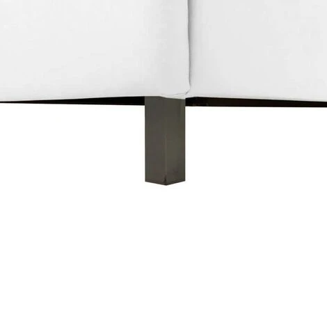 Talamo Italia Letto Matrimoniale Con Testiera, Made In Italy, Struttura In Legno Ed Ecopelle, 172x203xh100 Cm, Colore Bianco, Con Imballo Rinforzato 7 Talamo Italia Letto Matrimoniale Con Testiera, Made In Italy, Struttura In Legno Ed Ecopelle, 172x203xh100 Cm, Colore Bianco, Con Imballo Rinforzato - immagine 5