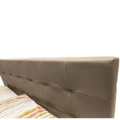 Talamo Italia Letto Matrimoniale Con Testiera, Made In Italy, Struttura In Legno Ed Ecopelle, 172x203xh100 Cm, Colore Tortora, Con Imballo Rinforzato -LettoMania Italia 29416741 5