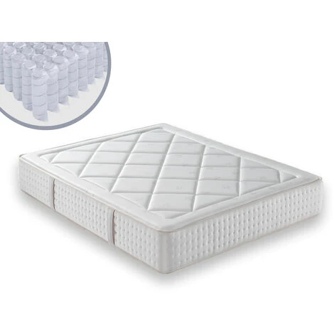 Materasso 90X190 SEVILLA - ALTO 31 CM - Media Rigidita - Molle Insacchettate Con Rinforzo Perimetrale 3 Materasso 90X190 SEVILLA - ALTO 31 CM - Media Rigidita - Molle Insacchettate Con Rinforzo Perimetrale