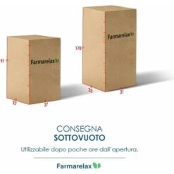 Farmarelax - Materasso Memory Foam - DISPOSITIVO MEDICO - Super Traspirante - H23 Cm - Fascia 5d SuperAir - Spedito Sottovuoto - Singolo 80x190 -LettoMania Italia 31832128 5