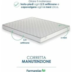 Farmarelax - Materasso In Memory Blu Adattivo - Anatomico E Confortevole - H16 Cm - Spedito Sottovuoto - Singolo 80x190 8 Farmarelax - Materasso In Memory Blu Adattivo - Anatomico E Confortevole - H16 Cm - Spedito Sottovuoto - Singolo 80x190 -LettoMania Italia 31832130 3