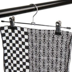 BATHRINS®Stendino, Appendiabiti, 100 Appendiabiti Immersi Nel Metallo, Grucce Antiscivolo Per Pantaloni, Grucce In Metallo, Grucce Per Gonna, 27*10*1cm -LettoMania Italia 33410352 4